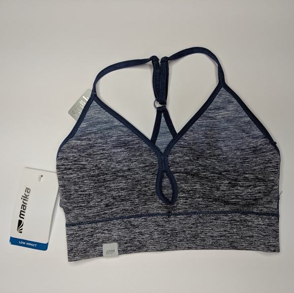 MARIKA Eclipse Ombre Keyhole Sports Bra NWT S - Picture 4 of 14